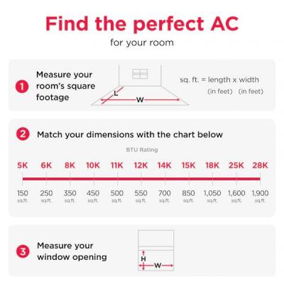 Frigidaire 6000 BTU Window Room Air Conditioner - FHWC063TC1